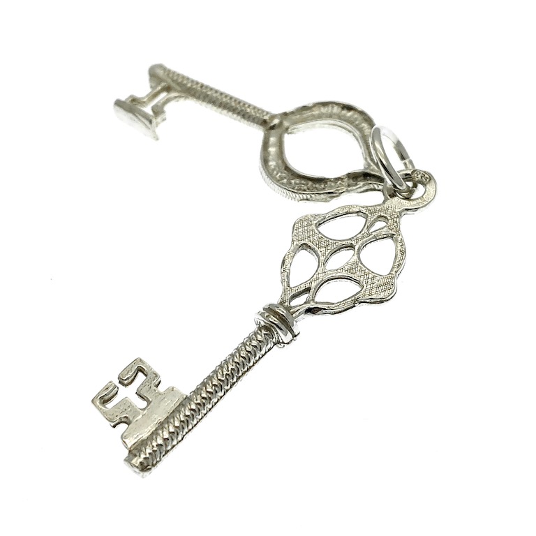 regionaal Assortiment Gepensioneerde Zilveren hanger van sleutels - Juweelwinkel