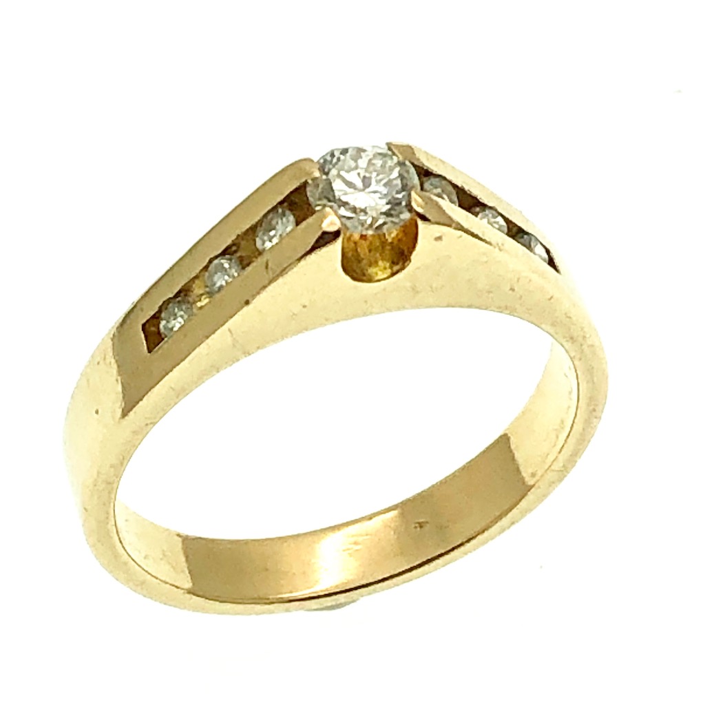 winnaar comfort Donder Gouden solitair ring met diamant 0,23 ct. | 18 karaat - Juweelwinkel.nl