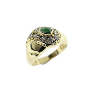gouden ring smaragd
