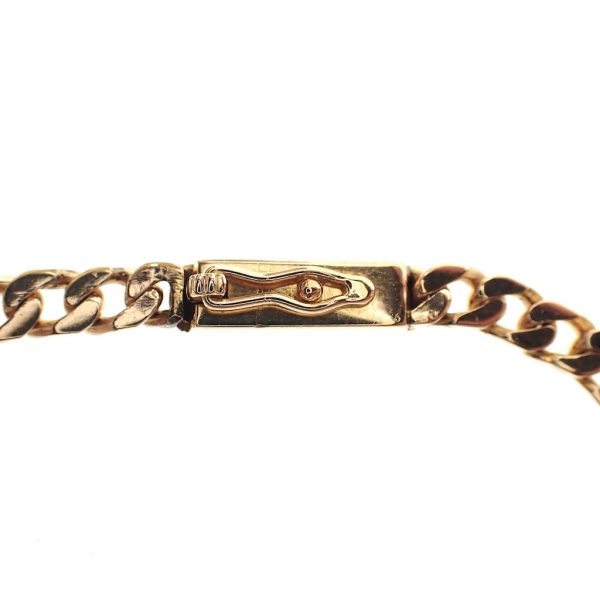 Vintage gouden armband met diamant 0,28 | 17 cm