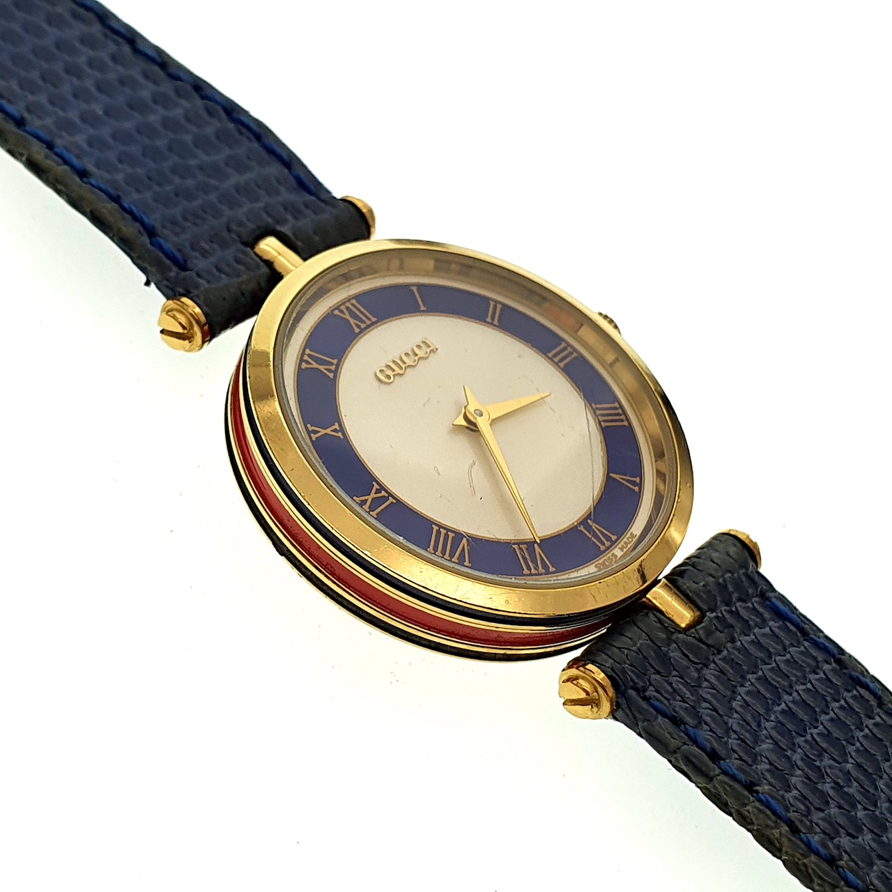 Arthur Uitbeelding Premedicatie Gucci 'Enamel'; Vintage dames horloge - Juweelwinkel