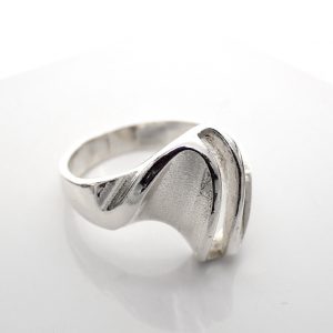 zilveren ring organisch