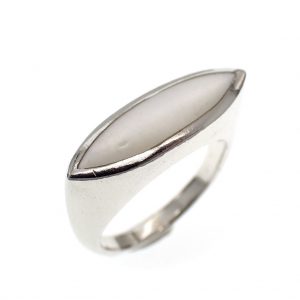 zilveren ring parelmoer