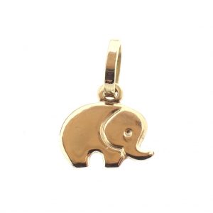 gouden olifant hanger