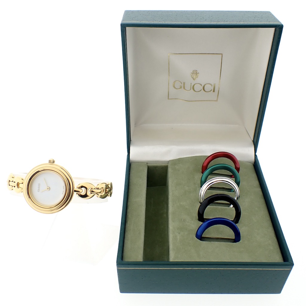Ongunstig Bedachtzaam Chemicus Gucci 'bezel watch'; Vintage dames horloge - Juweelwinkel.nl