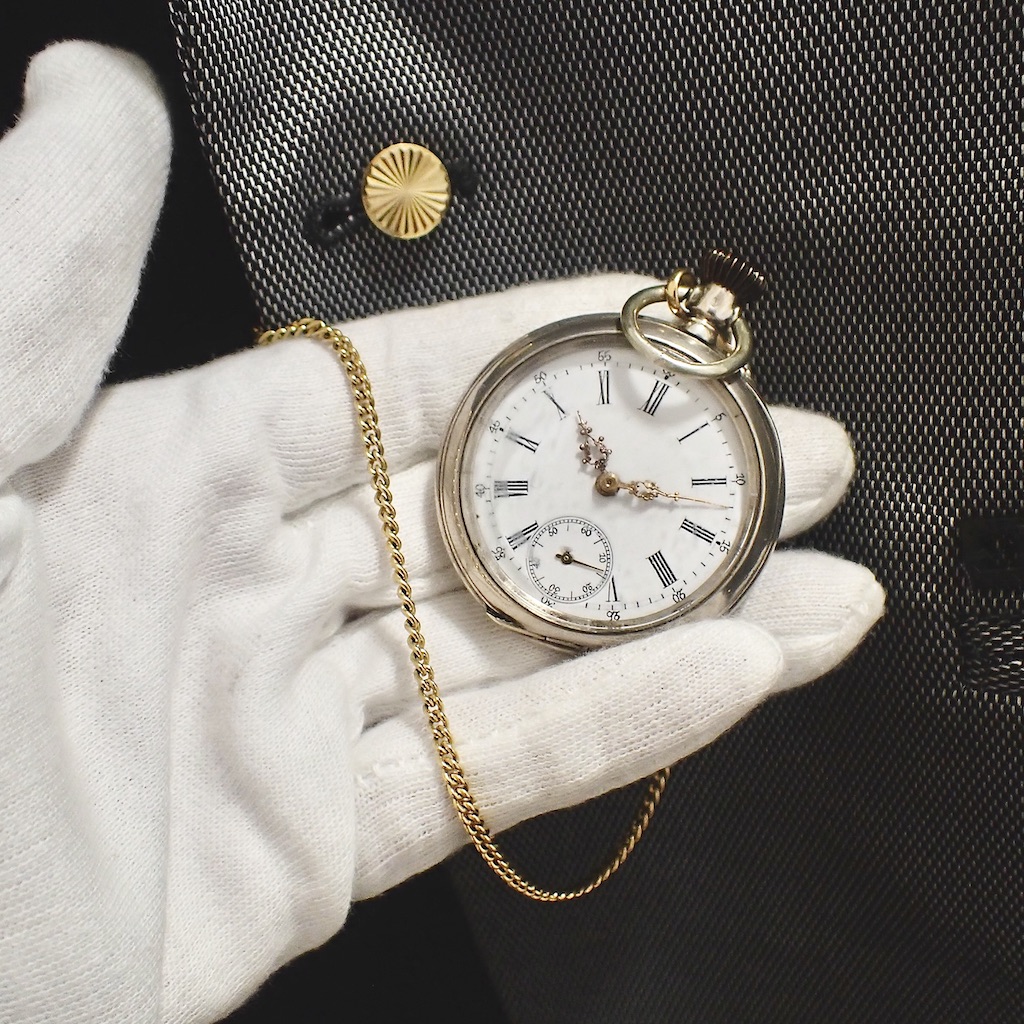 uitblinken Reclame bijwoord Vintage gouden horlogeketting; Chatelaine (voor aan een zakhorloge) | 25 cm  - Juweelwinkel.nl