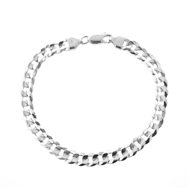 zilveren gourmetschakel armband - eerste gehalte zilver