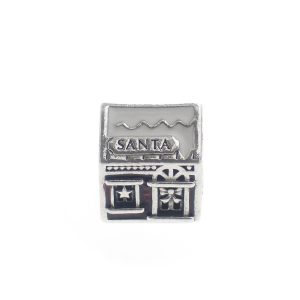 zilveren pandora bedel santa's home