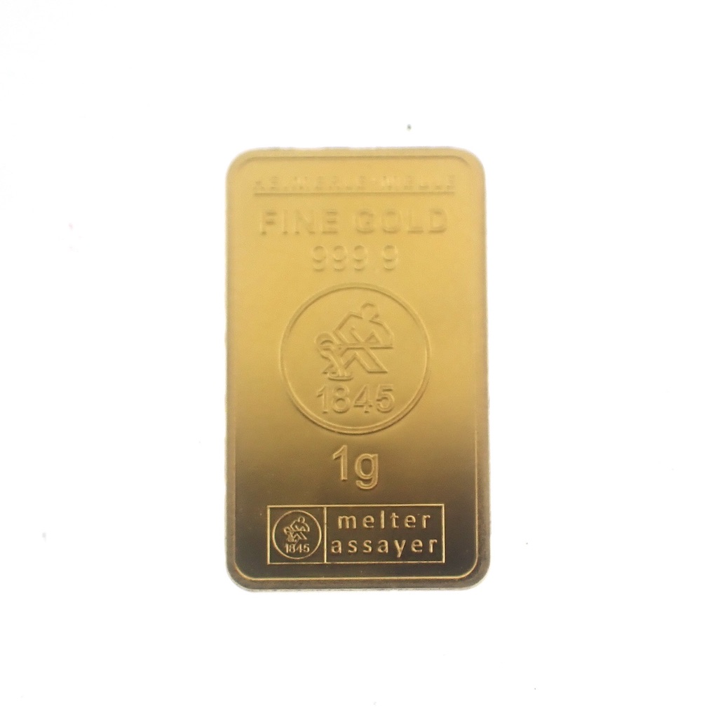 Ambient Vervloekt fluiten Goudbaartje van 1 gram 999,9 puur goud; Heimerle + Meule - Juweelwinkel.nl