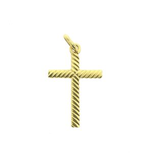 18 karaat gouden hanger van een kruis