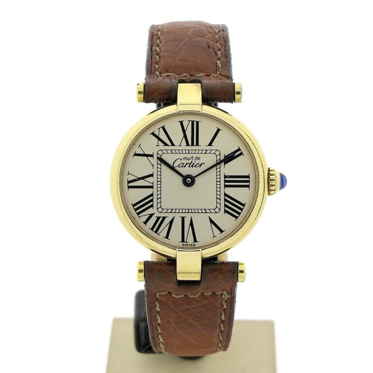 Cartier Vermeil; Dames horloge - Juweelwinkel.nl
