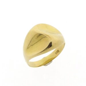 14 karaat gouden ring met gebold design