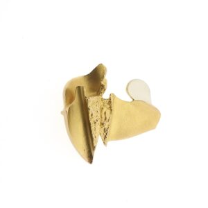 14 karaat gouden Lotus broche van het merk lapponia