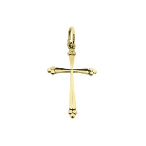 14 karaat gouden hanger van een kruis
