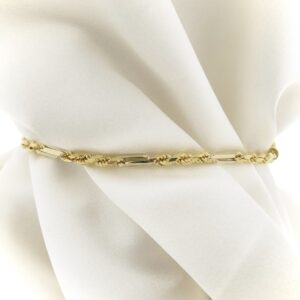 Gouden Figarope armband; Cento group