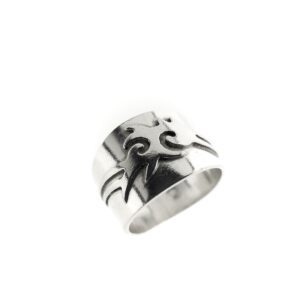 zilveren tribal ring