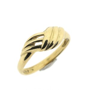 14 karaat geelgouden ring met fantasie ontwerp