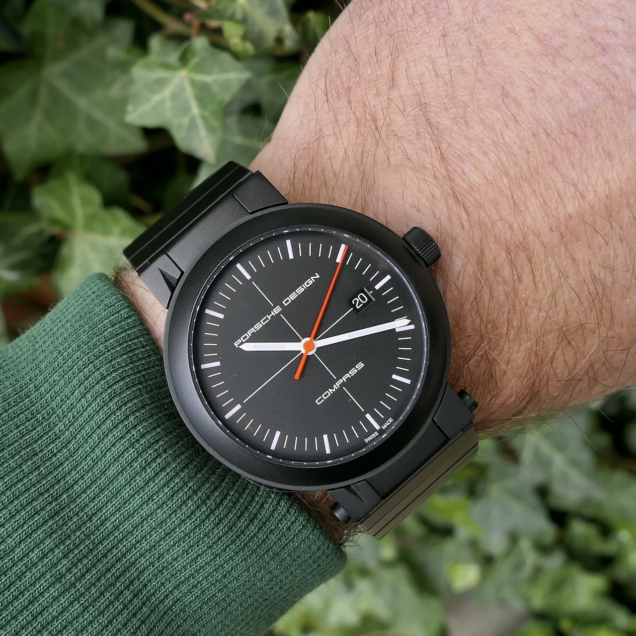Porsche Design (By IWC) Compass Watch P6520; Limited Edition heren horloge  met kompas - Juweelwinkel.nl