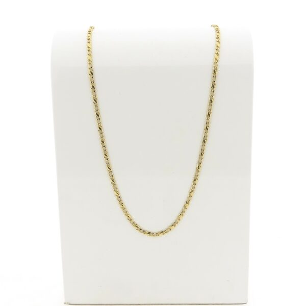 14 karaat gouden gourmet/infinity schakel ketting