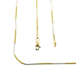 gouden bicolor ketting dames