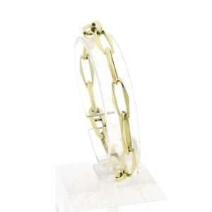 14 karaat gouden closed for ever armband | 19,5 cm