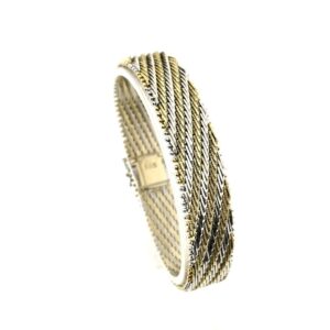 brede gouden dames armband