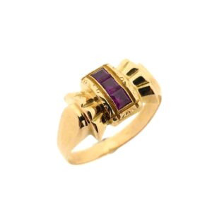 antieke gouden ring spinel