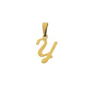 8 karaat hanger van de letter Y