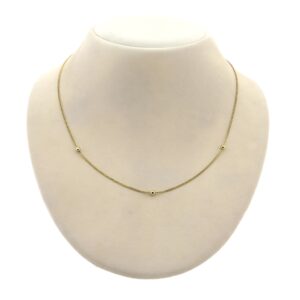 gouden subtiele dames ketting