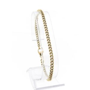 14 karaat gouden gourmetschakel armband | 20 cm