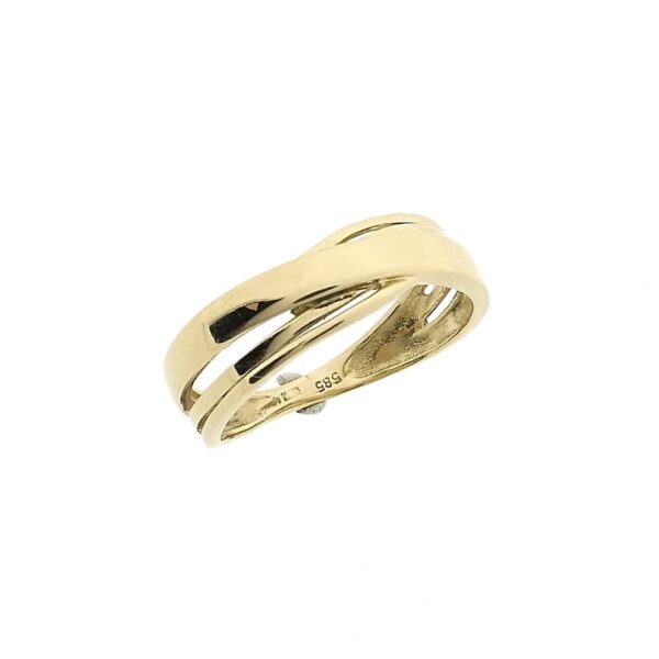 14 karaat gouden fantasie ring