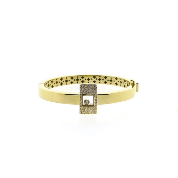 18 karaat gouden slavenarmband met diamant