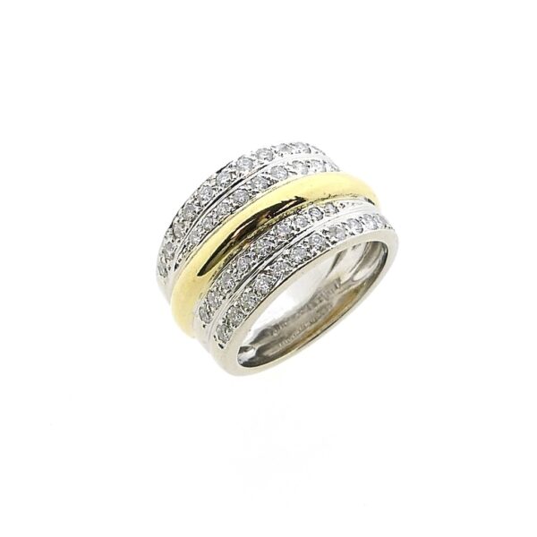 Exclusief 18 karaat gouden ring met diamant