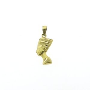 18 karaat gouden hanger van Egyptische koningin Nefertiti