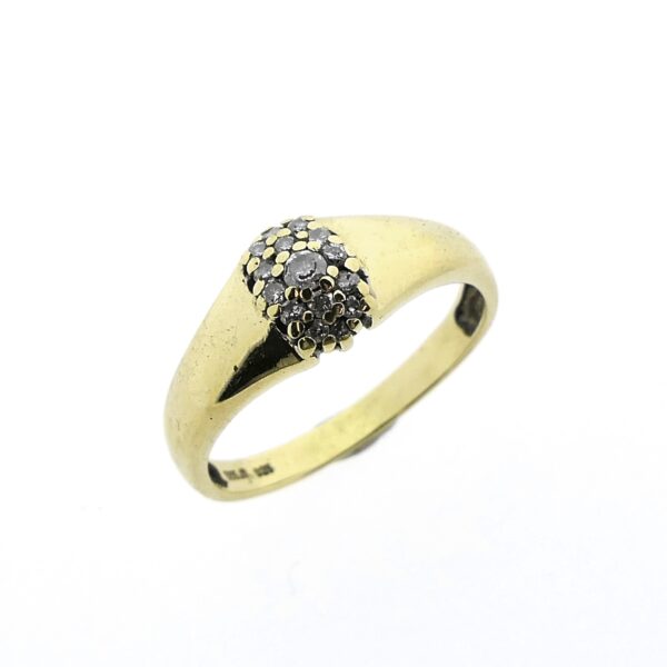 14 karaat gouden ring met diamant