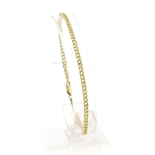 14 karaat gouden gourmetschakel armband | 20 cm