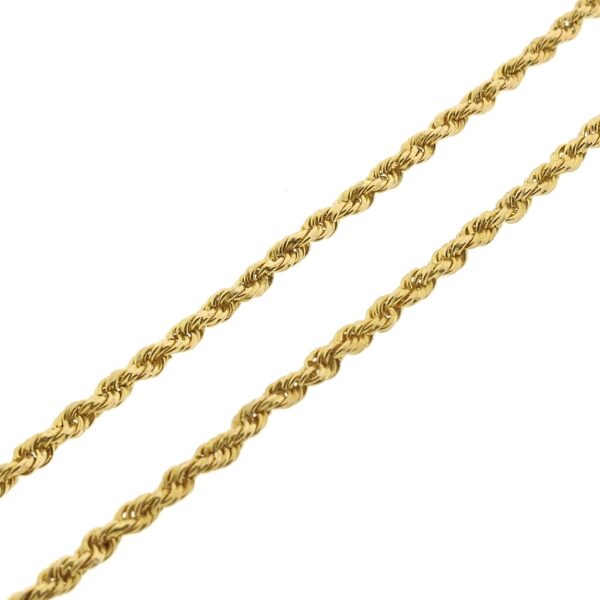 22 Krt. Gouden gedraaide schakel ketting | 49,5 cm