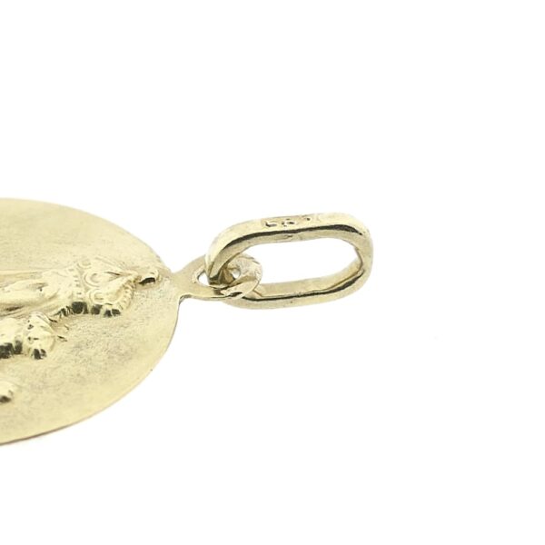 Gouden hanger met Maria en Jezus