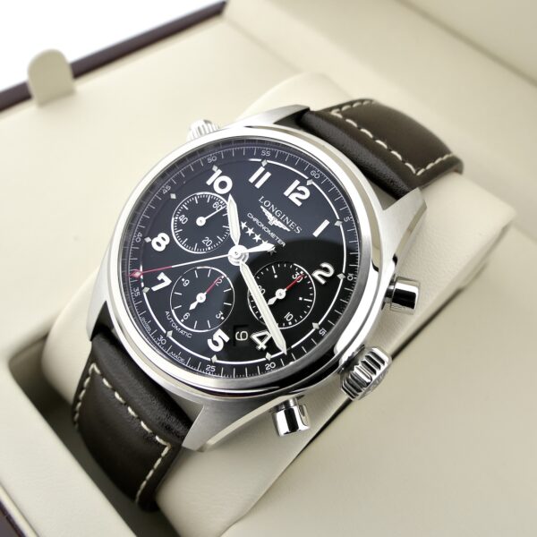 Longines Spirit Chronometer Chronograph L3.820.4; Automatisch heren horloge