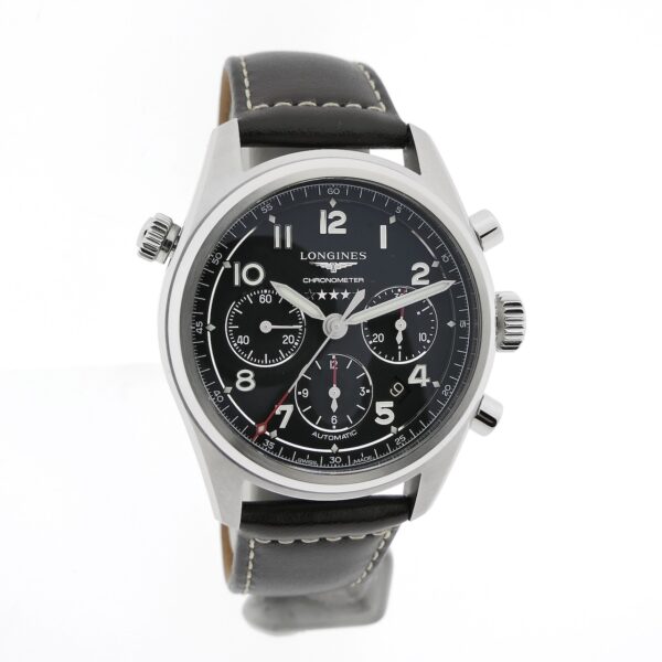 Longines Spirit Chronometer Chronograph L3.820.4; Automatisch heren horloge