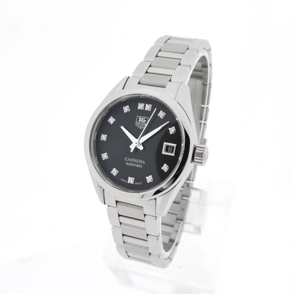 Tag Heuer Carrera Automatic 28mm WAR2413; Automatisch dames horloge met diamanten