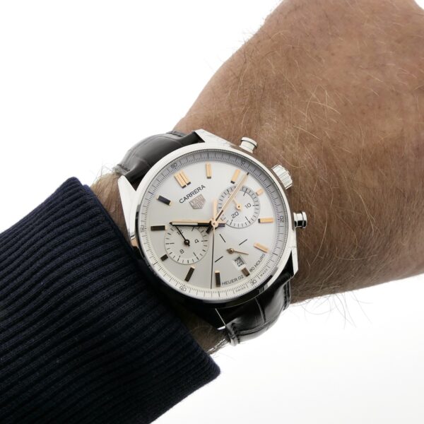 TAG Heuer Carrera Calibre 02 Chronograph CBN2013.FC6483;Automatisch heren horloge