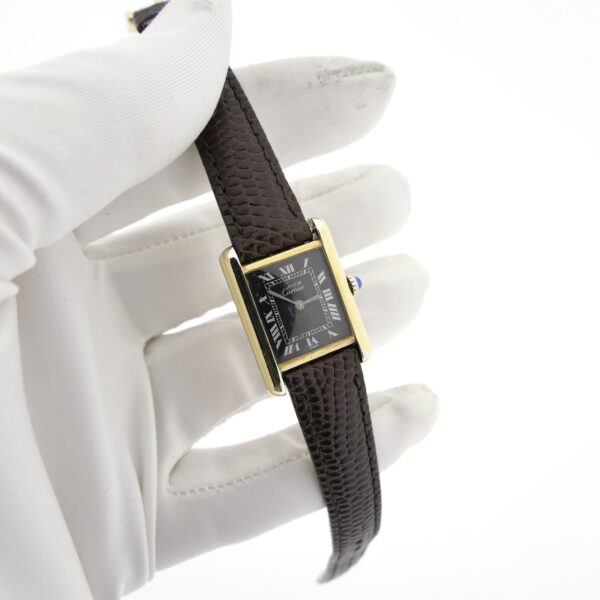 Cartier Tank Vermeil 'Manual' 119956; Vintage dames horloge