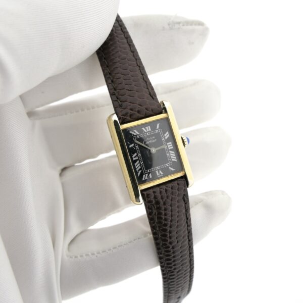 Cartier Tank Vermeil 'Manual' 119956; Vintage dames horloge