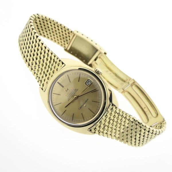 Omega Constellation Automatic Chronometer 168.009; Vintage 14k. gouden heren horloge