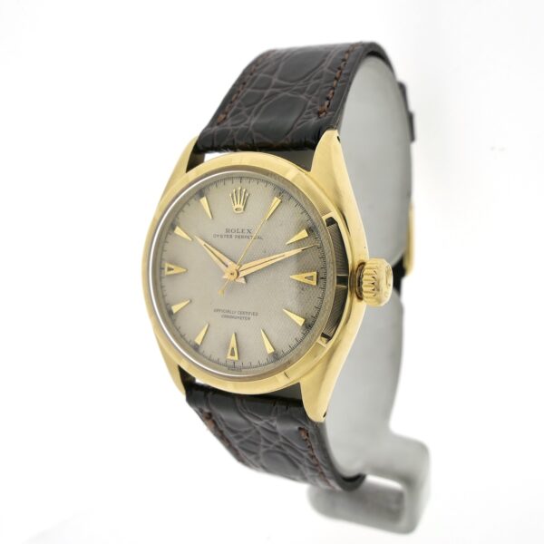 Rolex Oyster Perpetual 6085; Vintage 18k. gouden horloge uit 1953