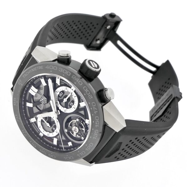 TAG Heuer Carrera Calibre 02 Tourbillon Chronograph CAR5A8Y.FC6377; Automatisch heren horloge