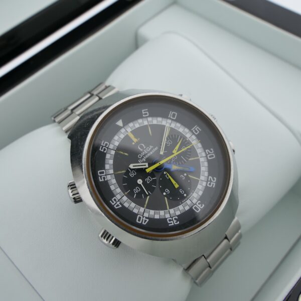 Omega Flightmaster 145.036; Vintage chronograaf piloten horloge