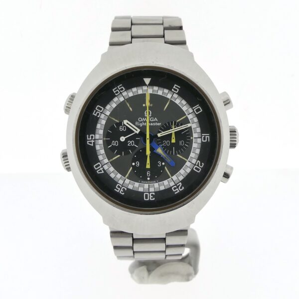 Omega Flightmaster 145.036; Vintage chronograaf piloten horloge