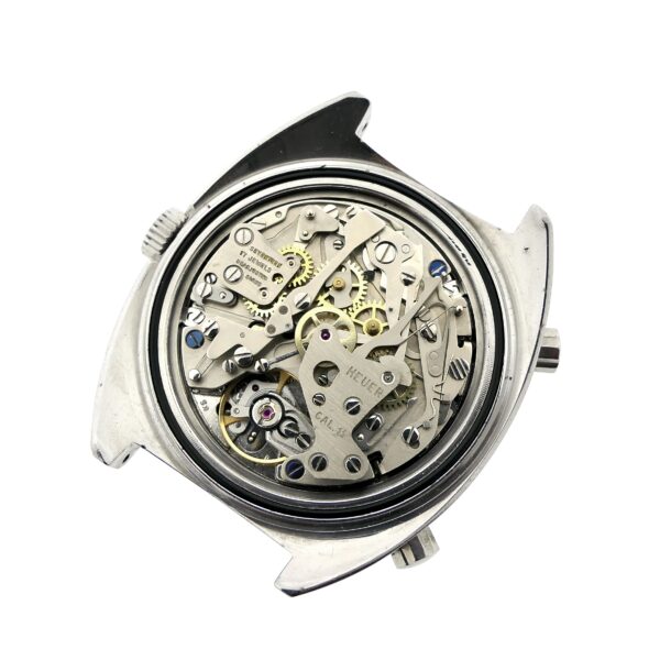 Heuer Autavia 1163; Vintage chronograaf heren horloge